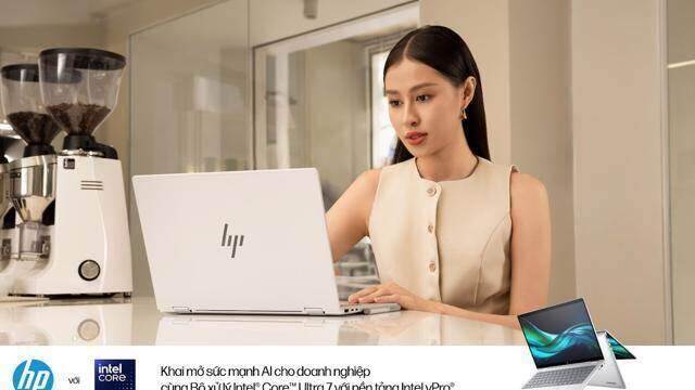 HP EliteBook x360 1040 G11 AI PC cùng bộ xử lý Intel® Core™ Ultra 7: Nâng tầm trải nghiệm doanh nghiệp với sức mạnh AI