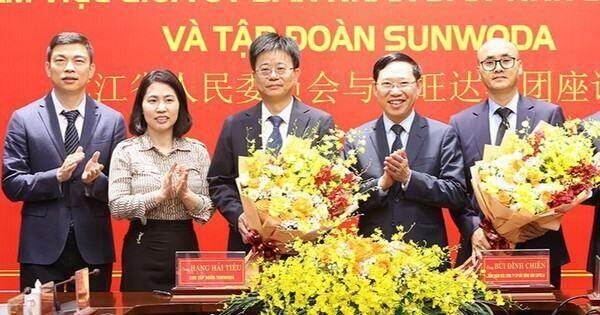 Tập đoàn Trung Quốc muốn làm dự án 300 triệu USD ở Bắc Giang Tập đoàn Trung Quốc muốn làm dự án 300 triệu USD ở Bắc Giang