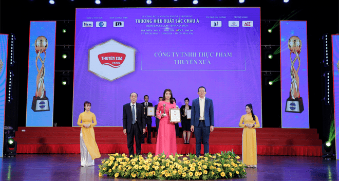 Thuyền Xưa Foods vào Top 10 Thương hiệu xuất sắc châu Á 2024