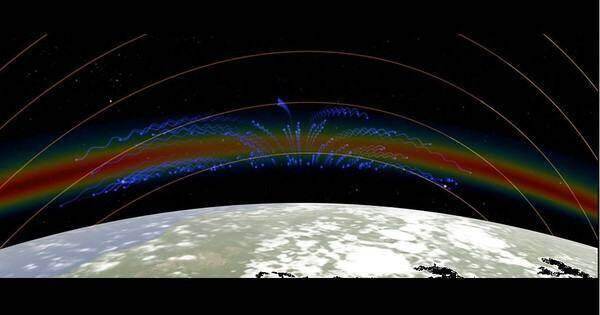NASA chụp được các ký tự lạ trên bầu trời Trái Đất