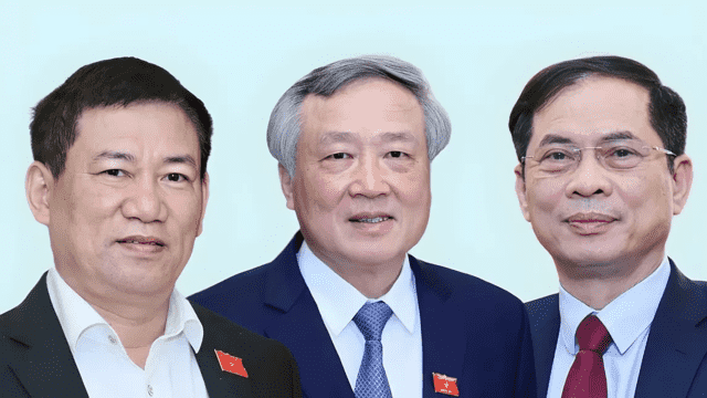 Ông Nguyễn Hòa Bình, Hồ Đức Phớc và Bùi Thanh Sơn trở thành tân Phó Thủ tướng Chính phủ