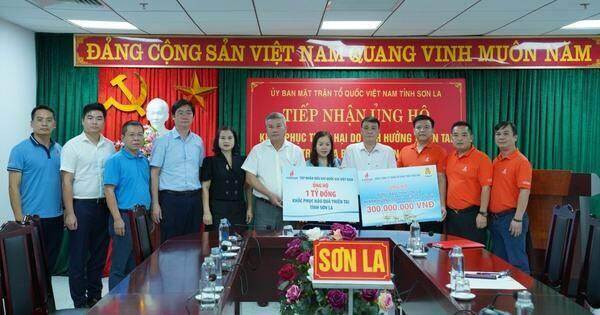 Petrovietnam hỗ trợ người dân Sơn La, Điện Biên khắc phục hậu quả mưa lũ