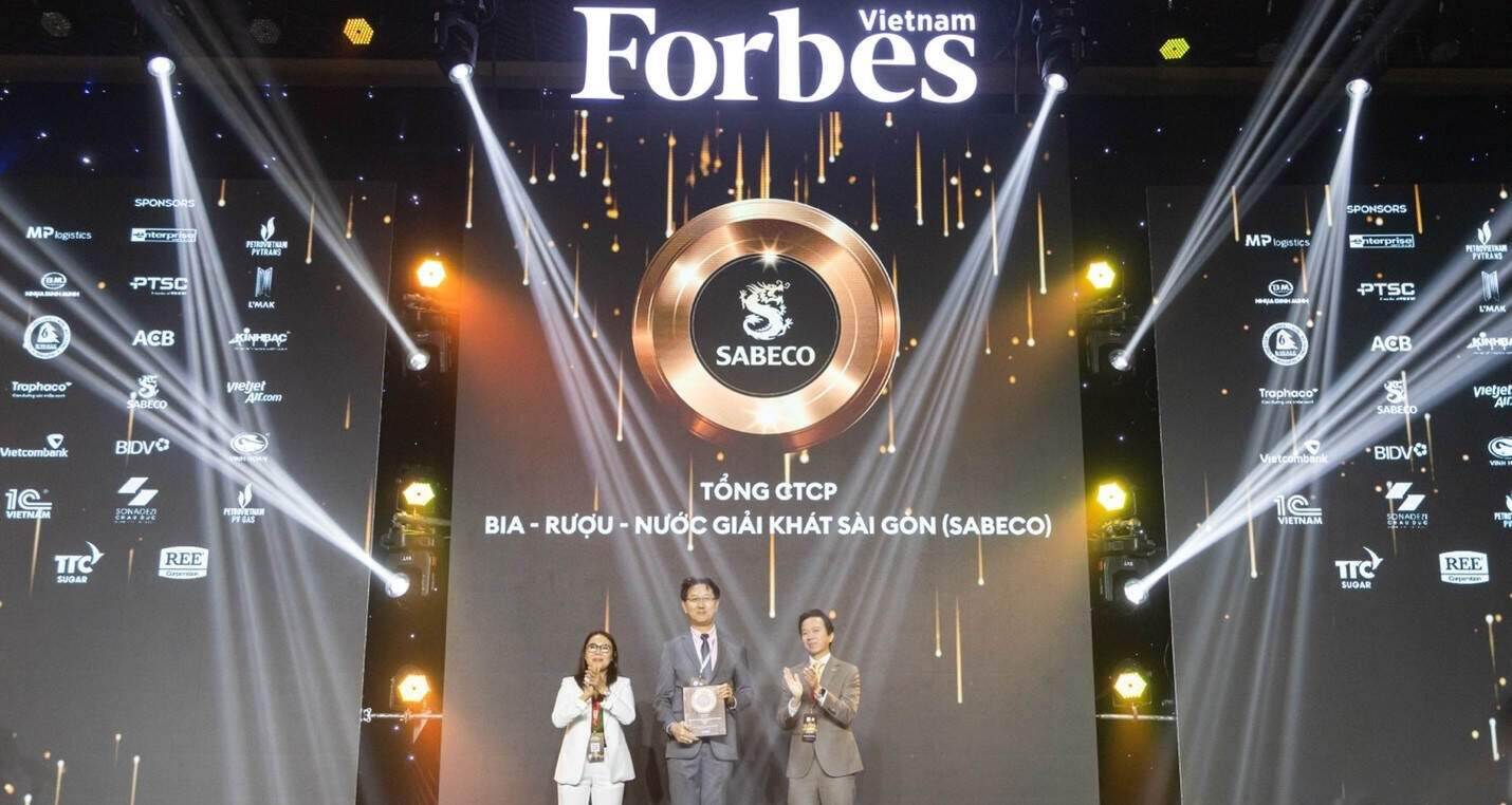 Tăng trưởng tốt giúp Sabeco lần thứ 7 vào top 50 công ty niêm yết của Forbes