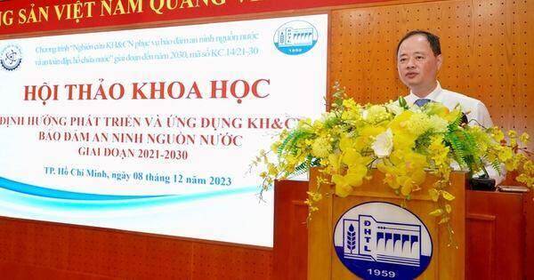 Tập trung phát triển và ứng dụng KH&CN phục vụ bảo đảm an ninh nguồn nước