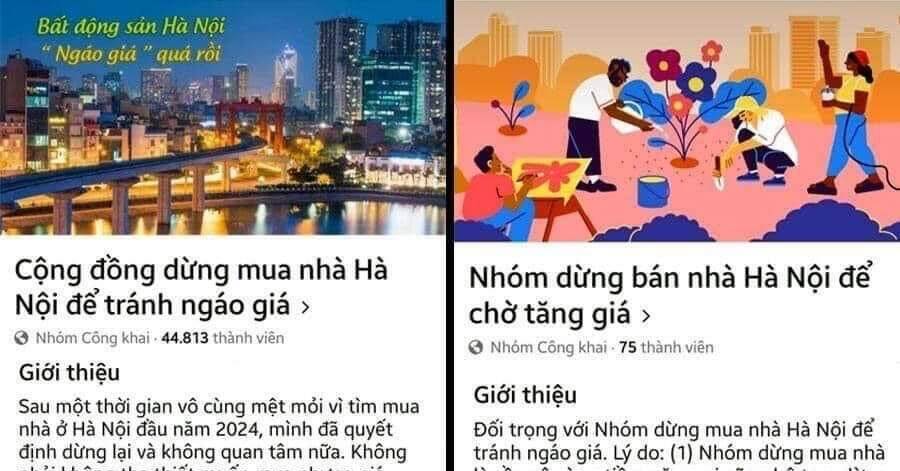 Hai group dừng bán và dừng mua nhà tranh cãi nảy lửa về giá nhà đất Hà Nội