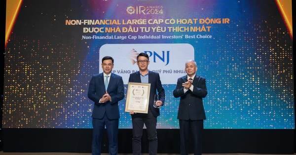 PNJ vào top 3 doanh nghiệp được nhà đầu tư yêu thích nhất 2024 PNJ vào top 3 doanh nghiệp được nhà đầu tư yêu thích nhất 2024