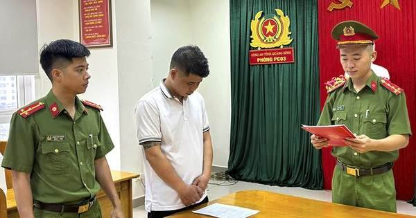 Phó Tổng Giám đốc Công ty TNHH Newpot Quốc tế Nguyễn Như Nam ra đầu thú Phó Tổng Giám đốc Công ty TNHH Newpot Quốc tế Nguyễn Như Nam ra đầu thú
