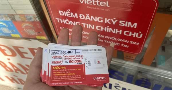 SIM kích hoạt sẵn vẫn bán tràn lan