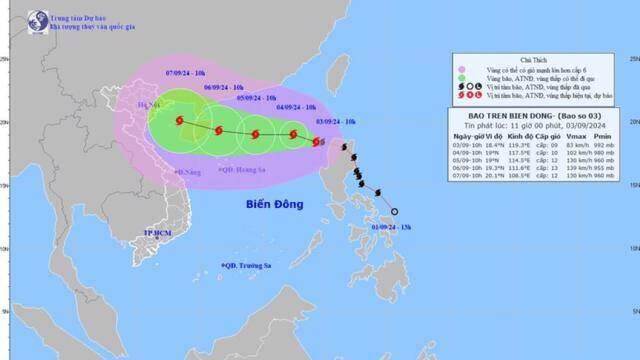 Thủ tướng chỉ đạo khẩn cấp ứng phó với bão số 3