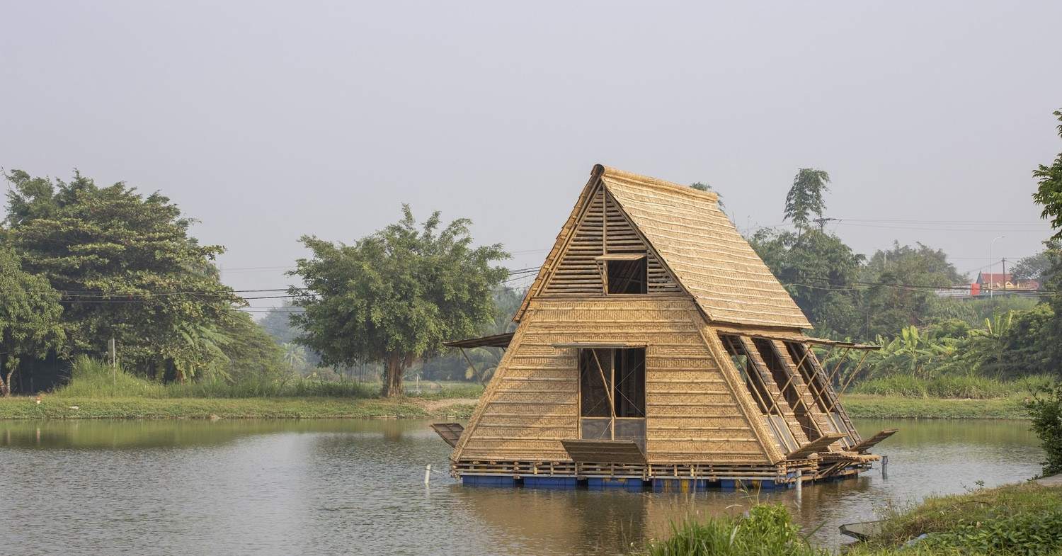 Nhà tre nổi trên mặt nước, thích ứng với bão lụt