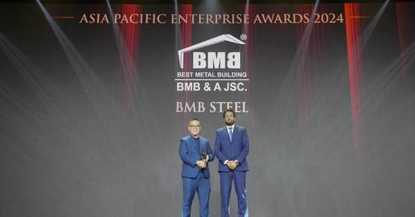 BMB Steel nhận giải ‘Doanh nghiệp xuất sắc châu Á 2024’