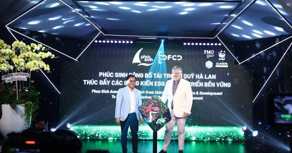 Phúc Sinh nhận tài trợ không hoàn lại từ Quỹ Khí hậu và Phát triển Hà Lan