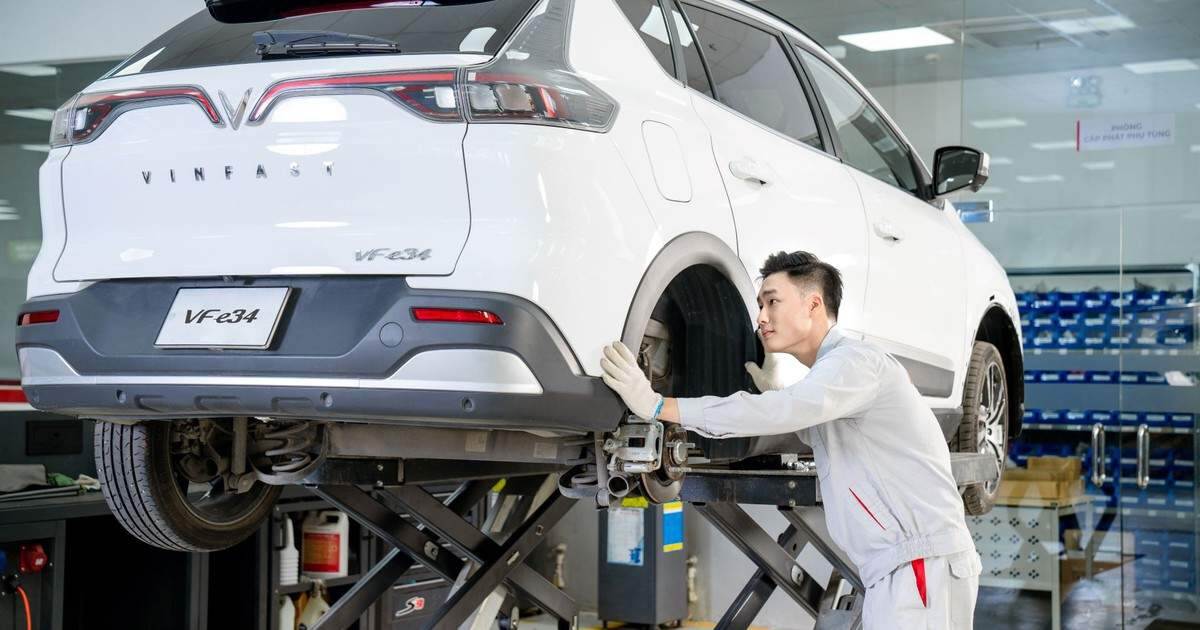 VinFast đặt mục tiêu hơn 300 xưởng dịch vụ, bảo dưỡng xe điện
