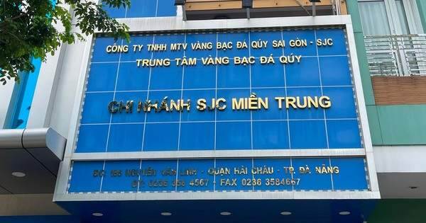 SJC chính thức thông báo về tình hình hoạt động của các cửa hàng vàng đột ngột đóng cửa ở Đà Nẵng