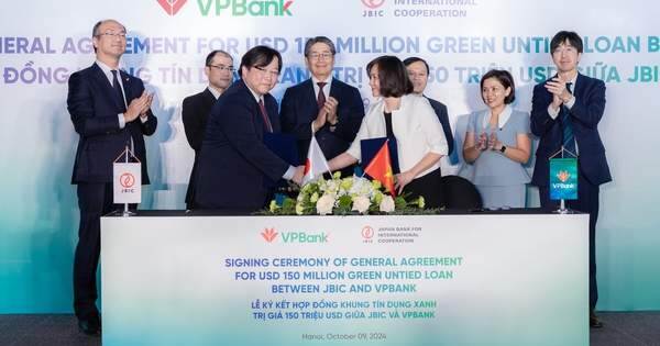 VPBank nhận hạn mức tín dụng 150 triệu USD từ JBIC