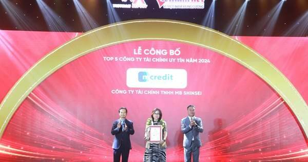 Mcredit vinh dự ghi danh Top 5 công ty uy tín nhất ngành tài chính năm 2024