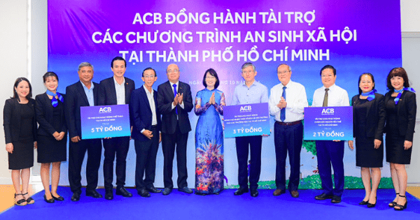 ACB đồng hành cùng UBND Thành phố Hồ Chí Minh trong các chương trình an sinh xã hội