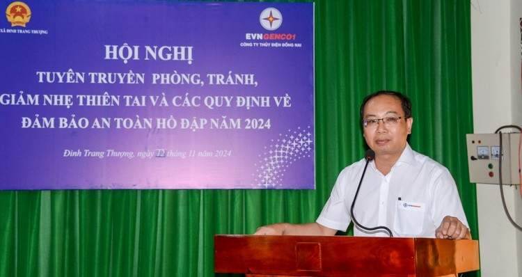 Công ty Thủy điện Đồng Nai tuyên truyền phòng, tránh thiên tai năm 2024