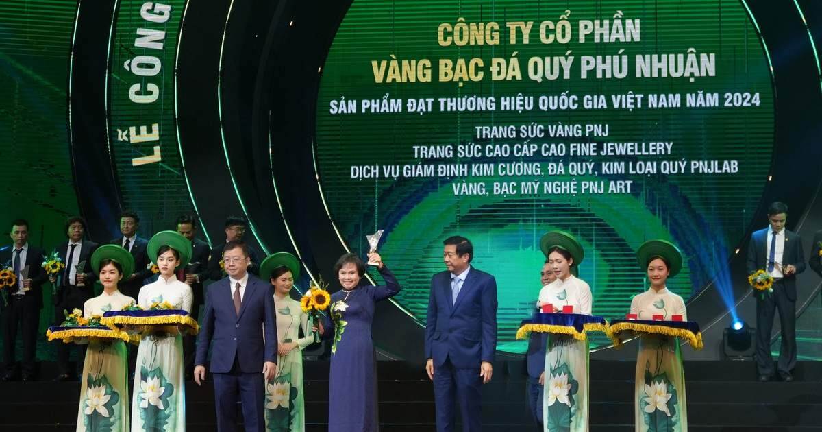PNJ đạt Thương hiệu Quốc gia 9 lần liên tiếp
