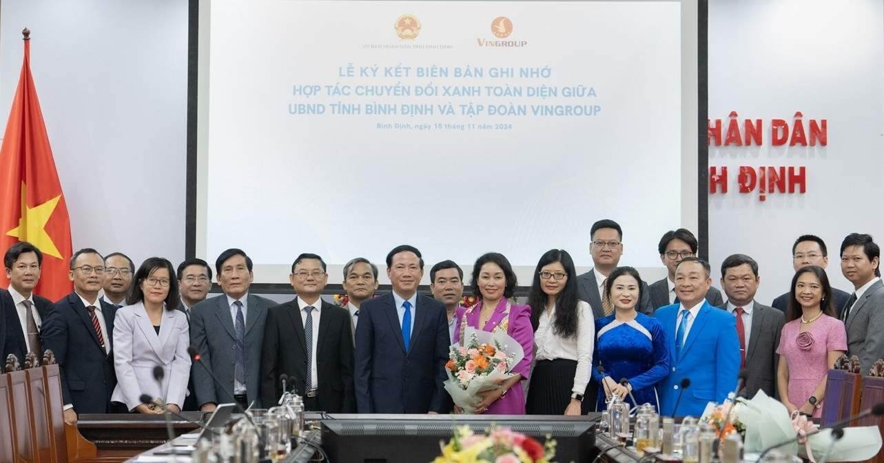 UBND tỉnh Bình Định và Tập đoàn Vingroup hợp tác toàn diện về chuyển đổi xanh