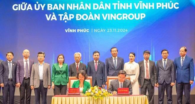 Vĩnh Phúc và Vingroup hợp tác toàn diện về chuyển đổi xanh
