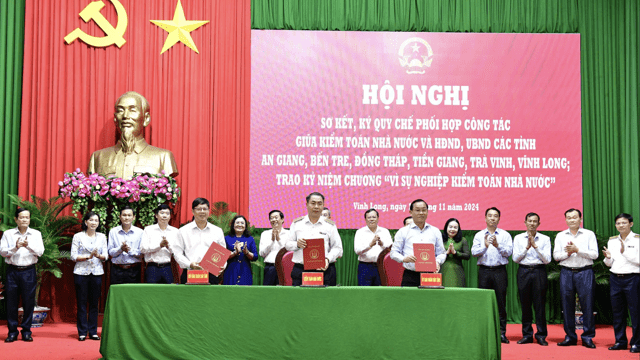 Kiểm toán Nhà nước phối hợp công tác với 6 tỉnh phía Nam