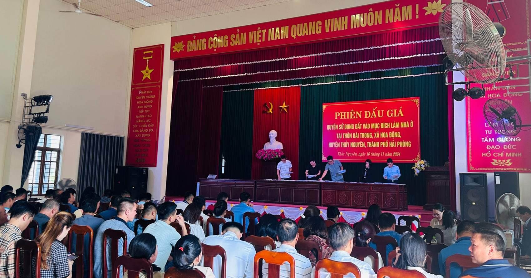 Hàng trăm người đấu giá đất ở Hải Phòng, hơn 3 tỷ mua được 73m2