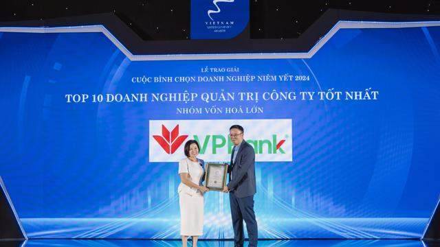 Top 10 Doanh nghiệp Quản trị công ty tốt nhất – Nhóm vốn hóa lớn năm 2024 gọi tên VPBank