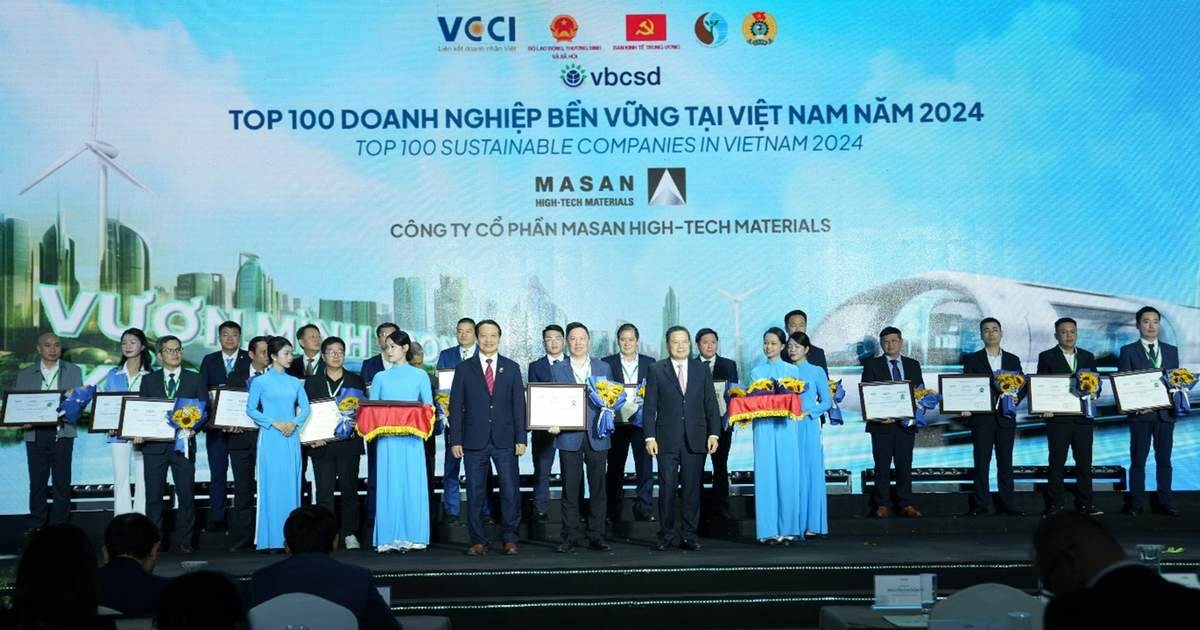 7 năm liên tiếp Masan High-Tech Materials được công nhận ‘Doanh nghiệp bền vững Việt Nam’