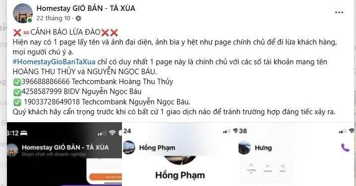 Chục triệu đi tong chỉ vì đặt phòng nhầm fanpage giả mạo