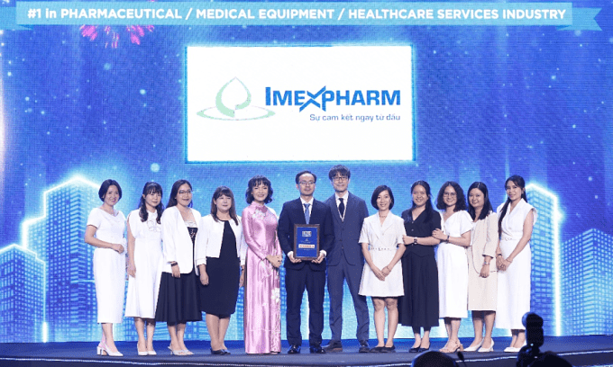 Imexpharm named top 1 ‘Best Place to Work’ in healthcare sector in Vietnam in 2024