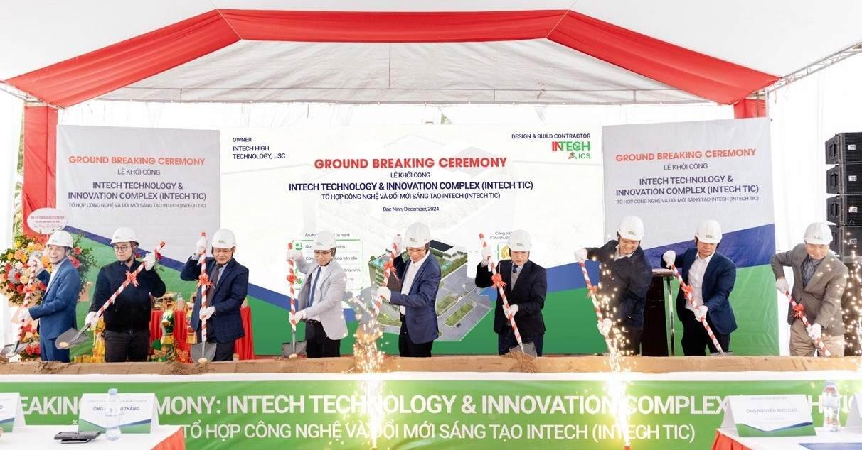 Intech Group khởi công tổ hợp công nghệ và đổi mới sáng tạo ở Bắc Ninh