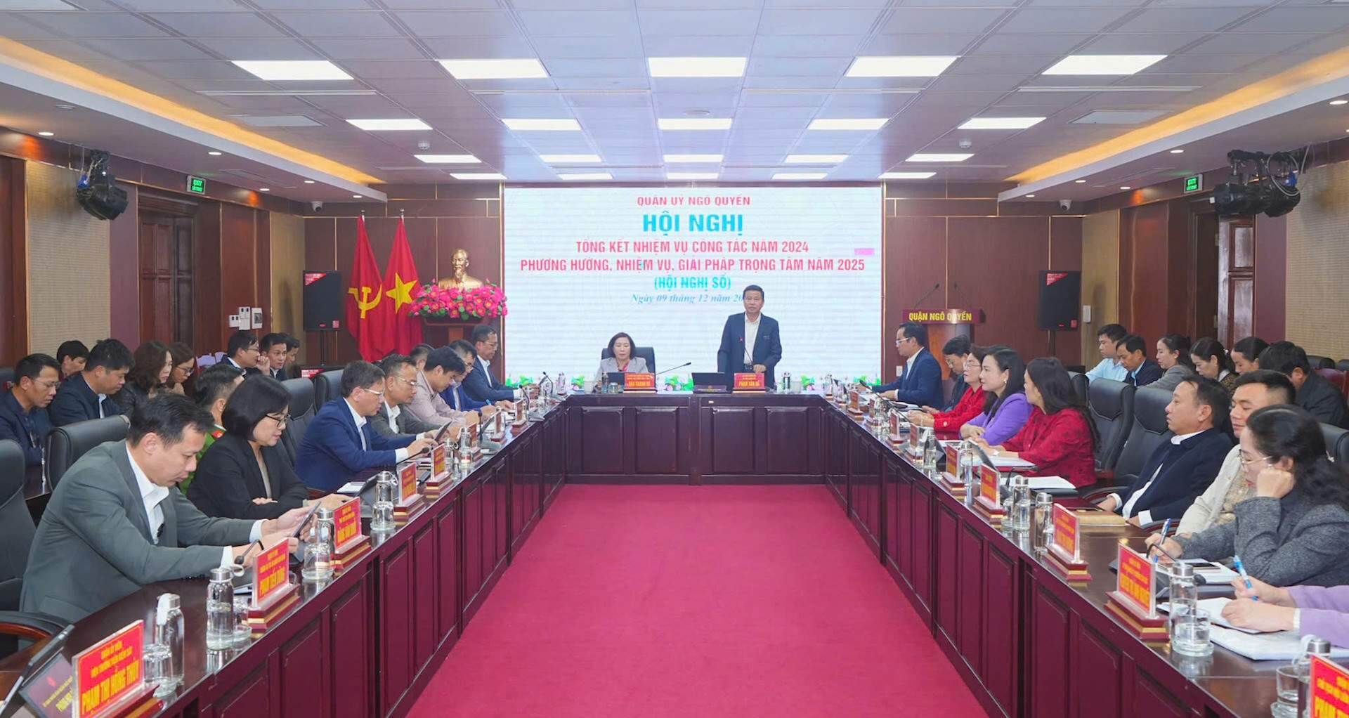 Quận uỷ Ngô Quyền tập trung sắp xếp, tinh gọn bộ máy