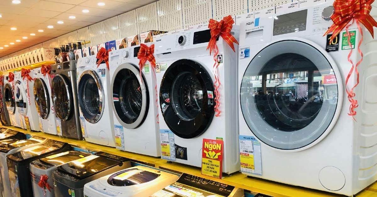 Tivi cao cấp giảm giá sập sàn, máy giặt chỉ từ hơn 2 triệu đồng/chiếc