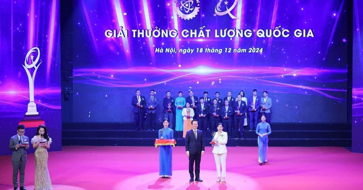 ‘Vua nha đam’ nhận giải thưởng Chất lượng quốc gia cho thạch dừa