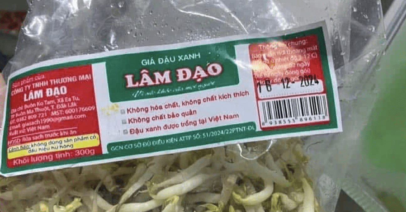 Yêu cầu truy xuất triệu hồi hàng nghìn tấn giá đỗ ngâm chất độc gây dị dạng