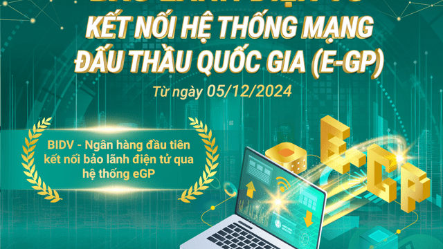 Ngân hàng tiên phong kết nối Mạng đấu thầu quốc gia để triển khai bảo lãnh dự thầu điện tử