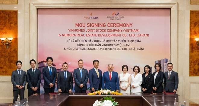 Vinhomes và Nomura Real Estate hợp tác chiến lược trong phát triển bất động sản