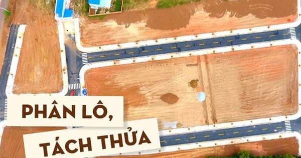 Đất phân lô tách thửa sẽ đi đâu về đâu?