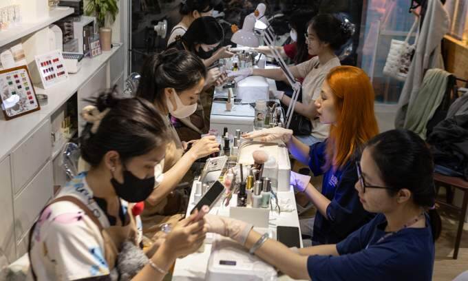 Hair and nail salons thrive as Lunar New Year approaches