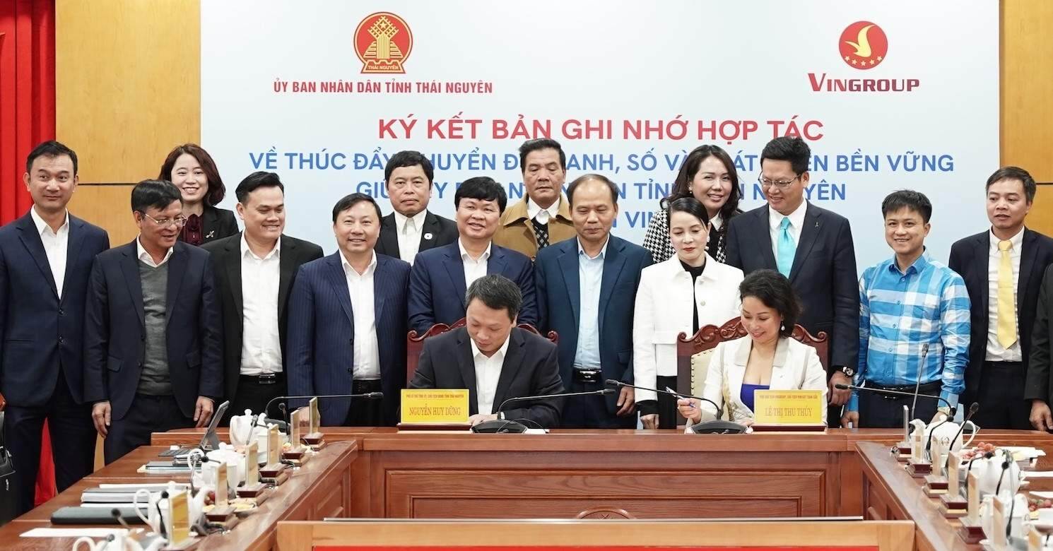Thái Nguyên và Vingroup hợp tác toàn diện về chuyển đổi xanh