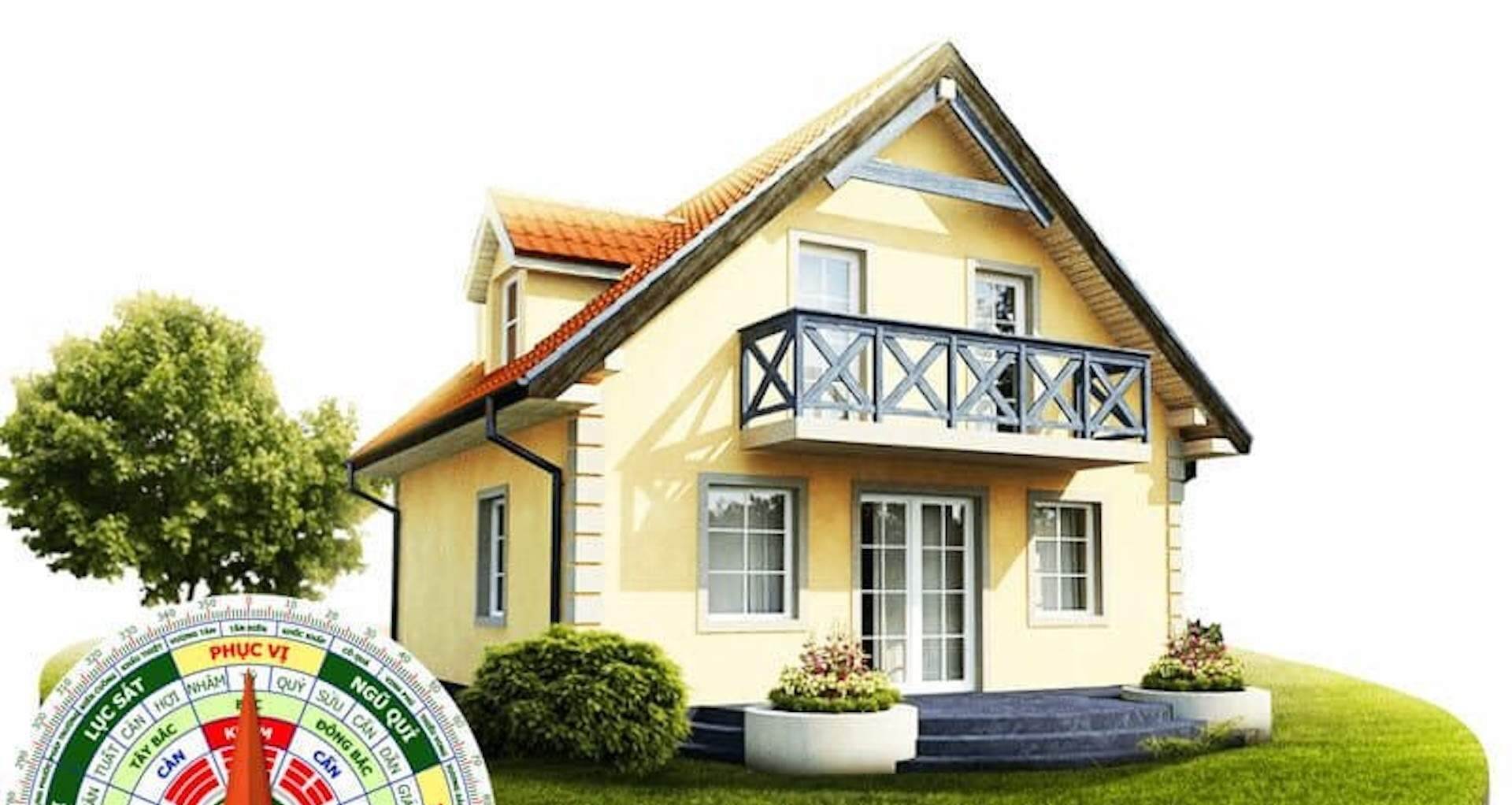 Chọn hướng xây nhà năm 2025 hút tài lộc
