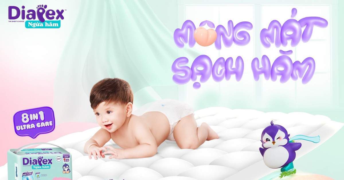 Tã Diapex – Công nghệ 8IN1 ngừa hăm vượt trội Tã Diapex – Công nghệ 8IN1 ngừa hăm vượt trội