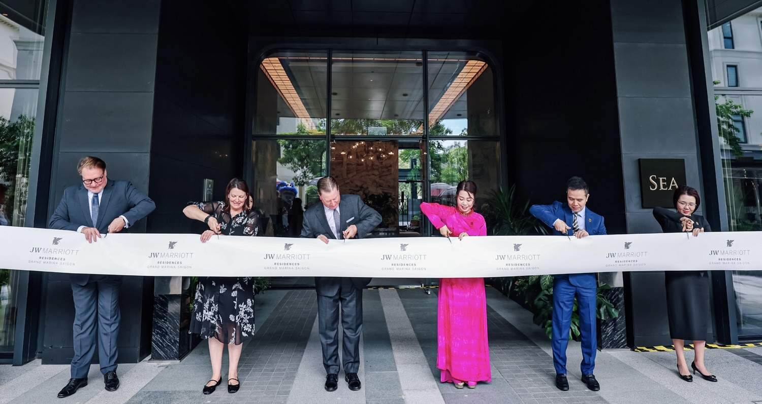 Khai trương khu căn hộ hàng hiệu JW Marriott tại Grand Marina Saigon Khai trương khu căn hộ hàng hiệu JW Marriott tại Grand Marina Saigon