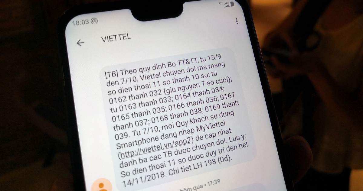 Bắt đầu chuyển số điện thoại thành 10 số