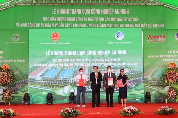 Thái Bình khánh thành cụm công nghiệp An Ninh 3 Thái Bình khánh thành cụm công nghiệp An Ninh