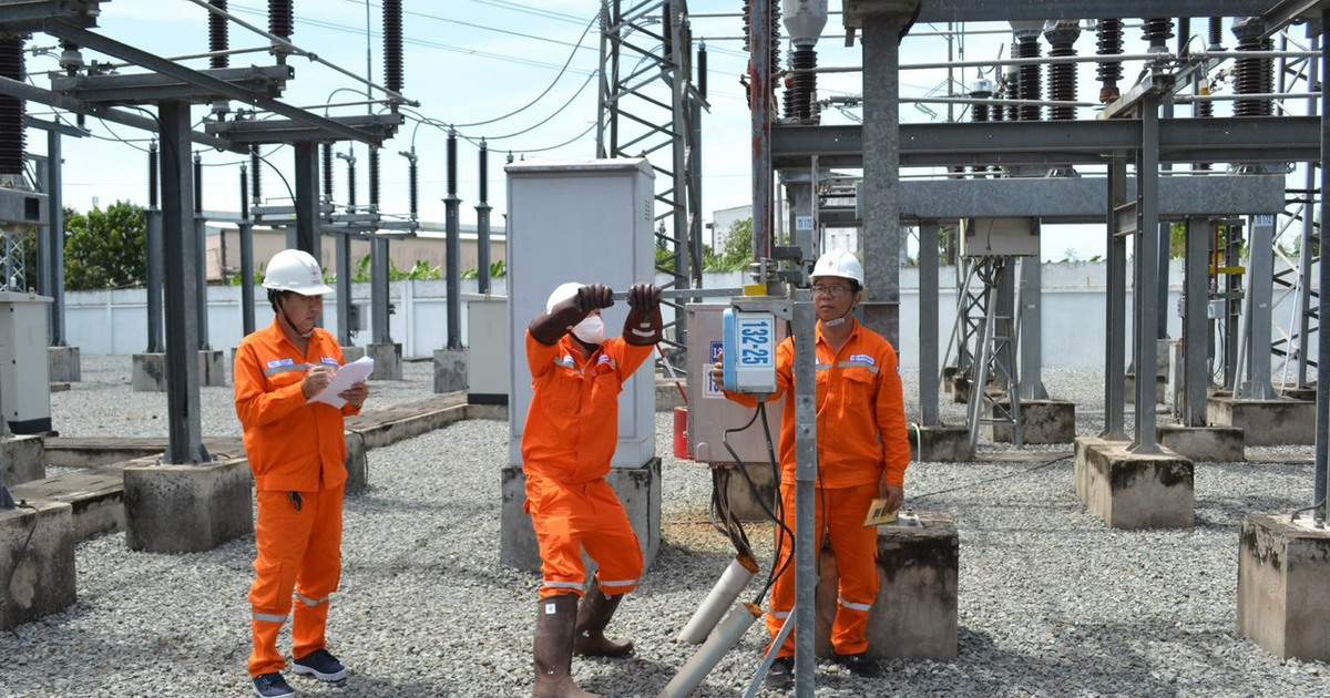 Đóng điện công trình trạm 110kV cấp điện sang Campuchia Đóng điện công trình trạm 110kV cấp điện sang Campuchia