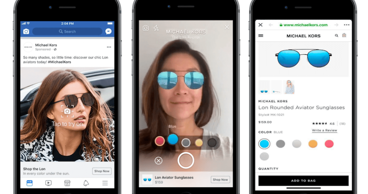 Facebook đưa quảng cáo thực tế tăng cường vào bảng cấp tin