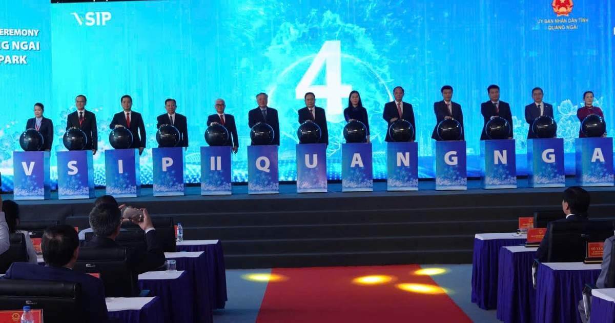 Khởi công khu công nghiệp VSIP 2 Quảng Ngãi