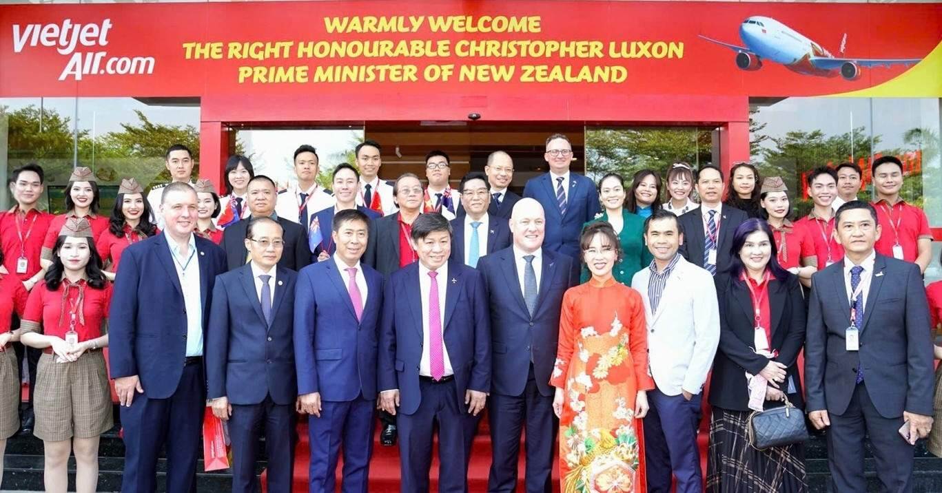 Thủ tướng New Zealand thăm Học viện Hàng không Vietjet Thủ tướng New Zealand thăm Học viện Hàng không Vietjet